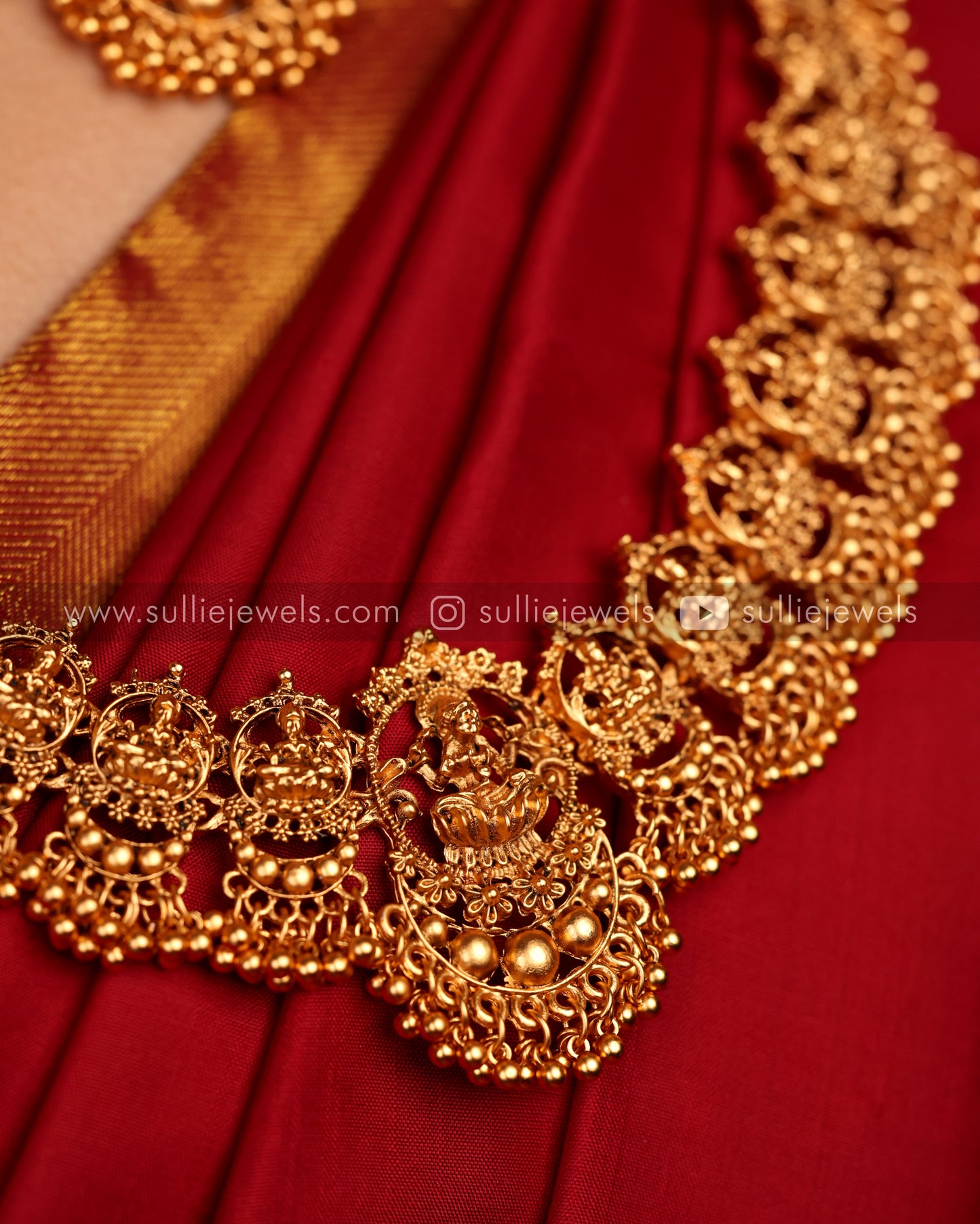 Lakshmi Bridal Short & Long Necklace Set