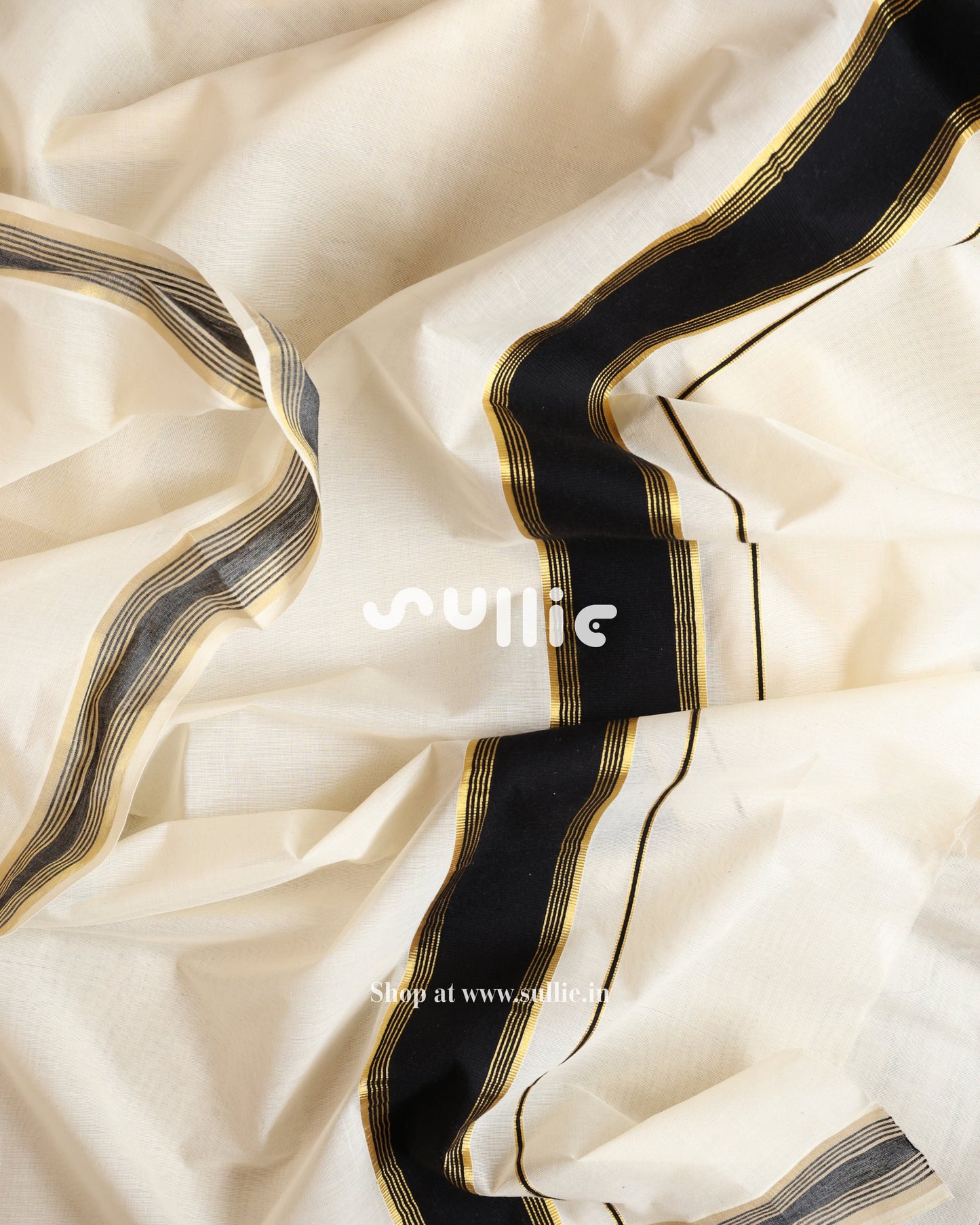 Kerala Kasavu Cotton Saree with Contrast Border | Onam Saree | Pink - Brown - Green - Red