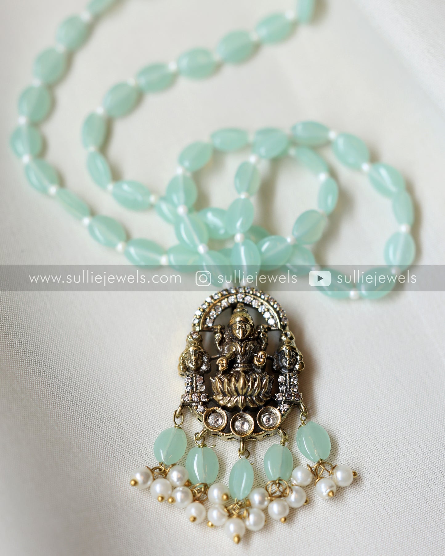 Goddess Bead Pendant with Earring