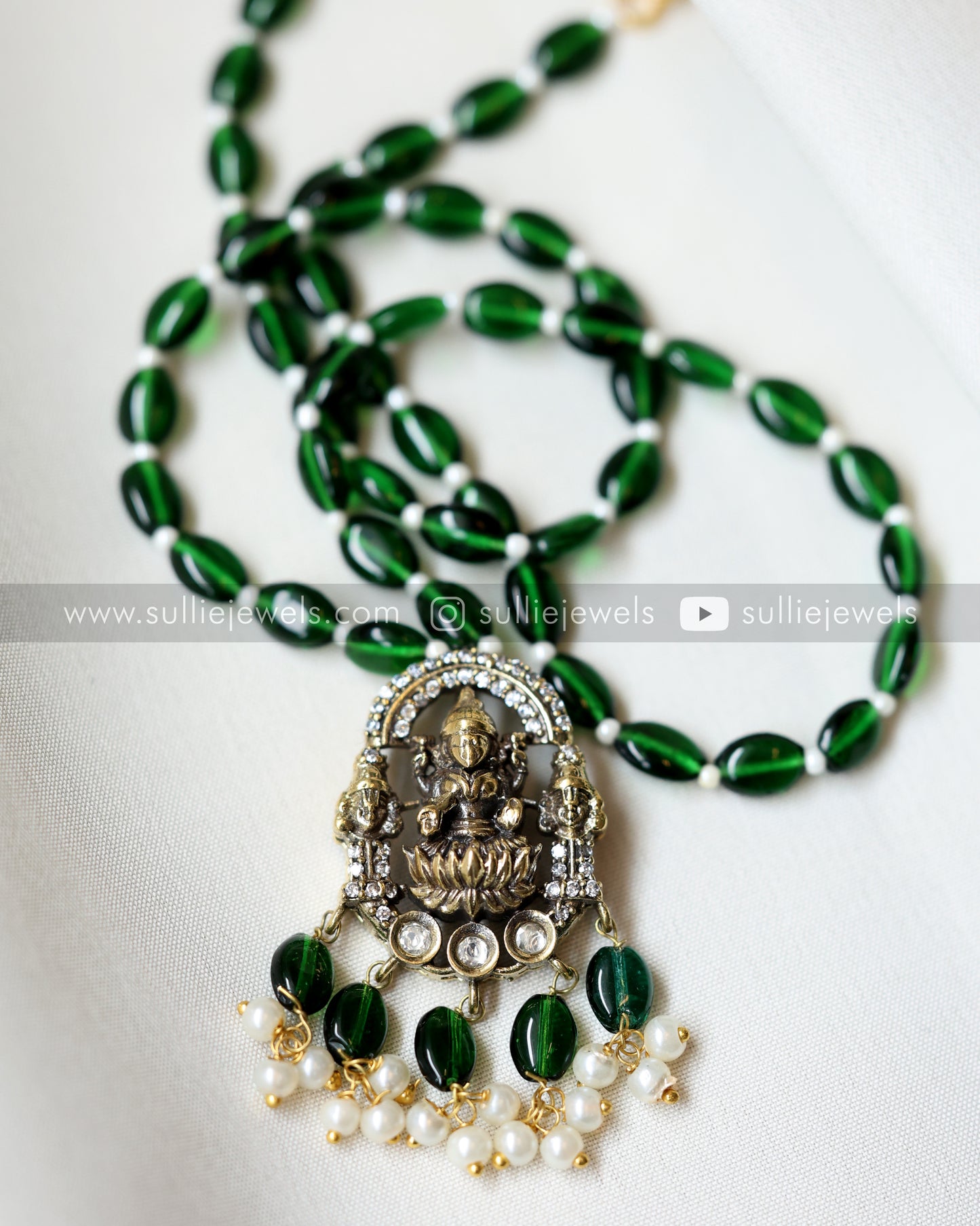 Goddess Bead Pendant with Earring