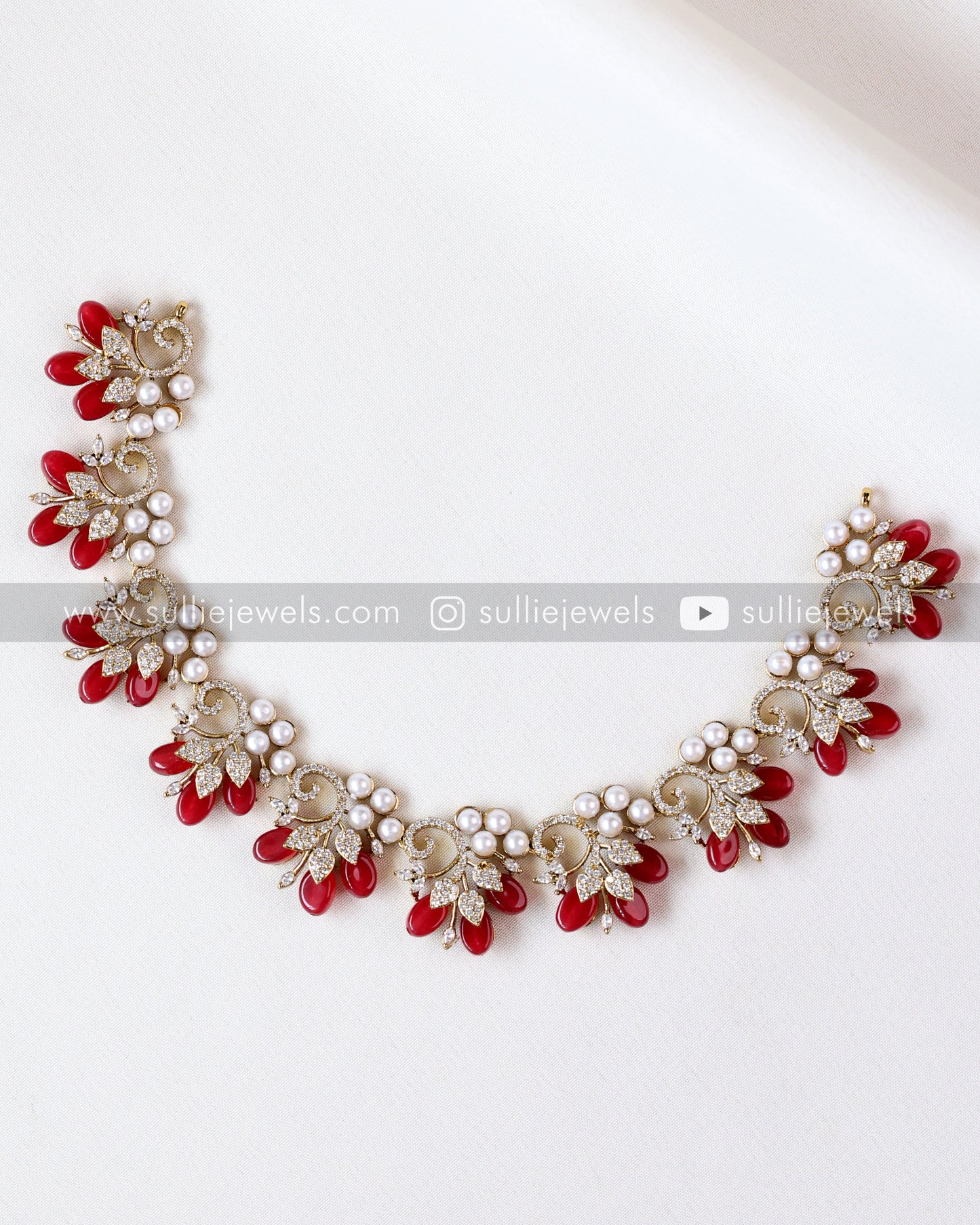 Premium Stone Necklace with Earring