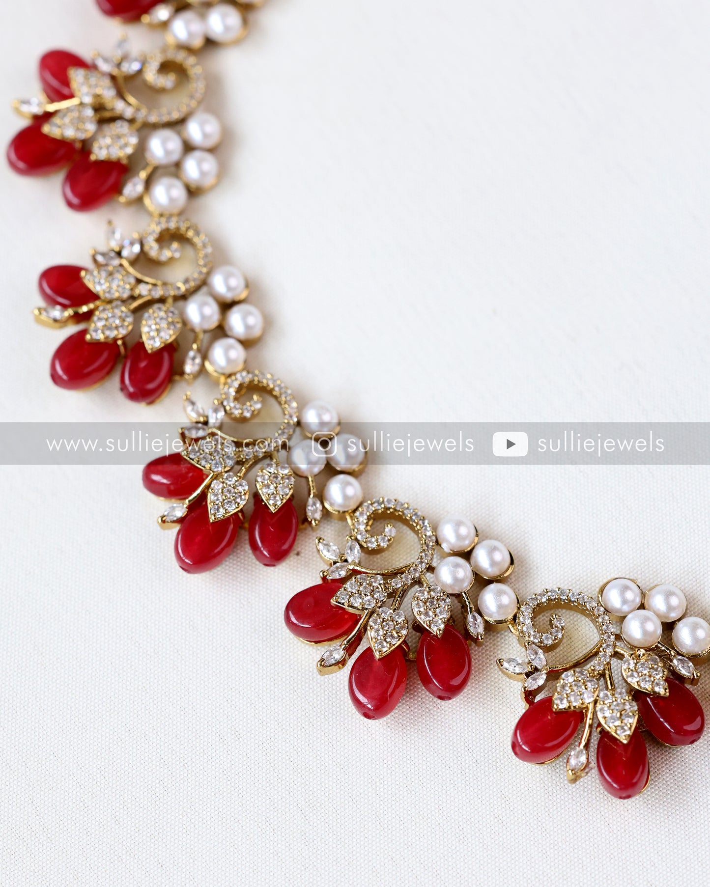 Premium Stone Necklace with Earring