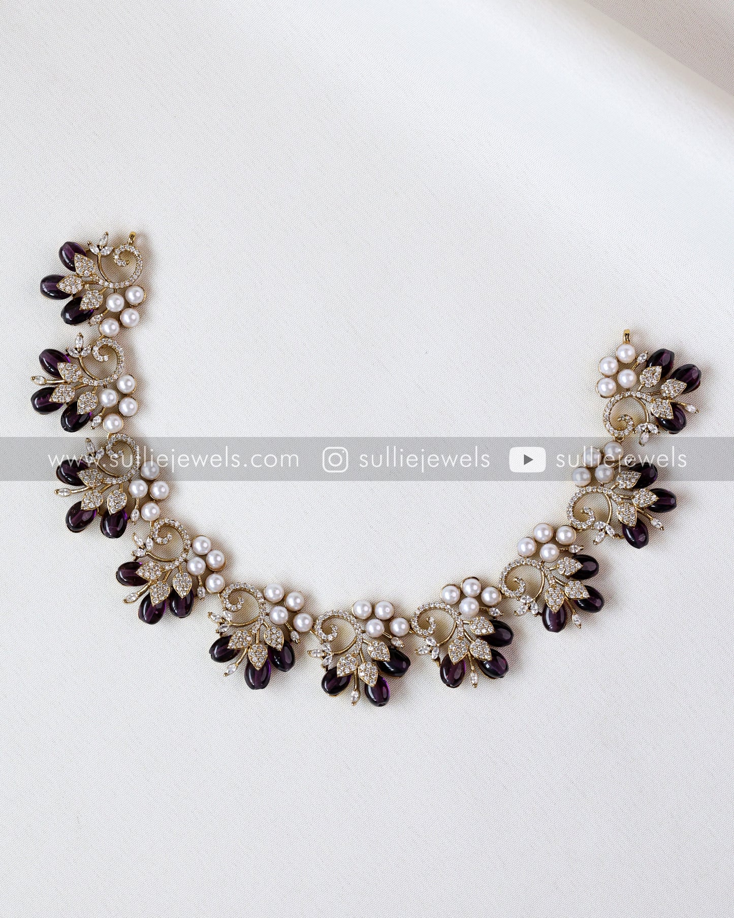 Premium Stone Necklace with Earring