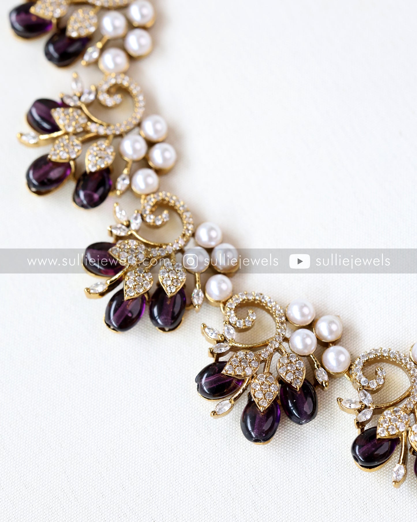 Premium Stone Necklace with Earring