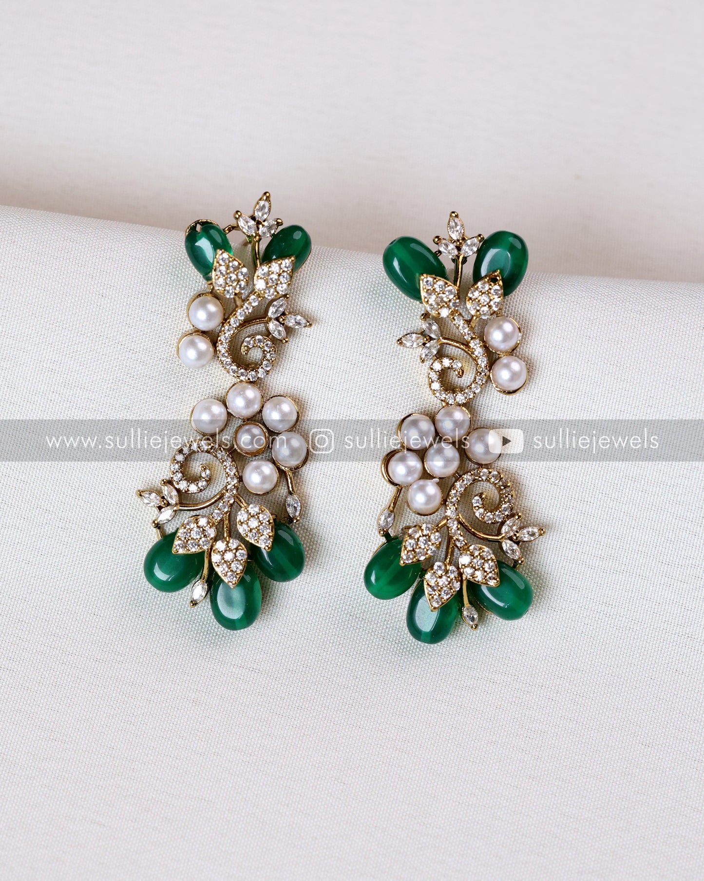 Premium Stone Necklace with Earring