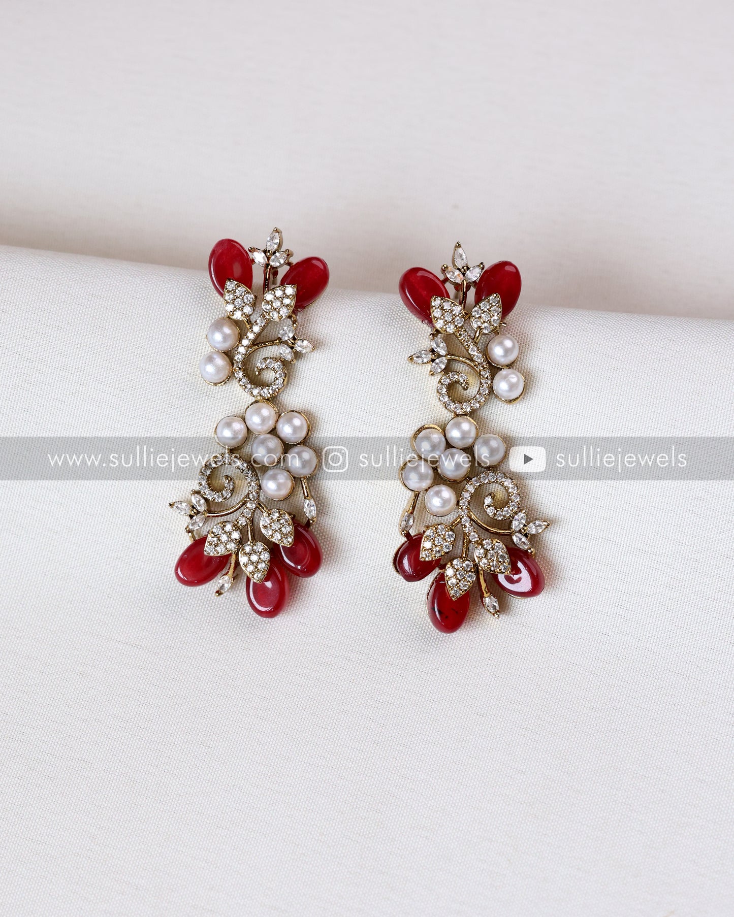 Premium Stone Necklace with Earring