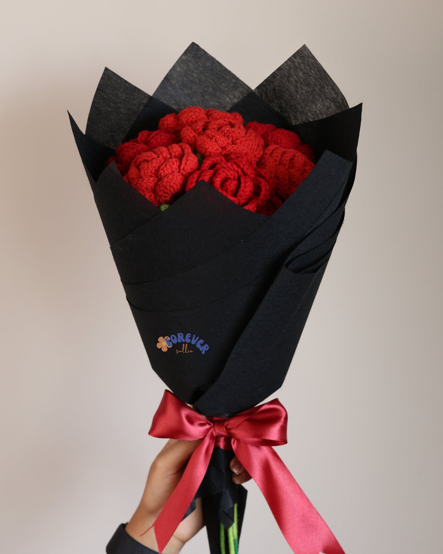 Scarlet Seven - Flower Bouquet of Red Roses
