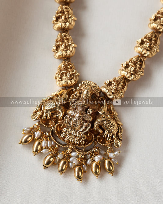 Sullie Basic - Lakshmi Elephant Necklace with Jhumka