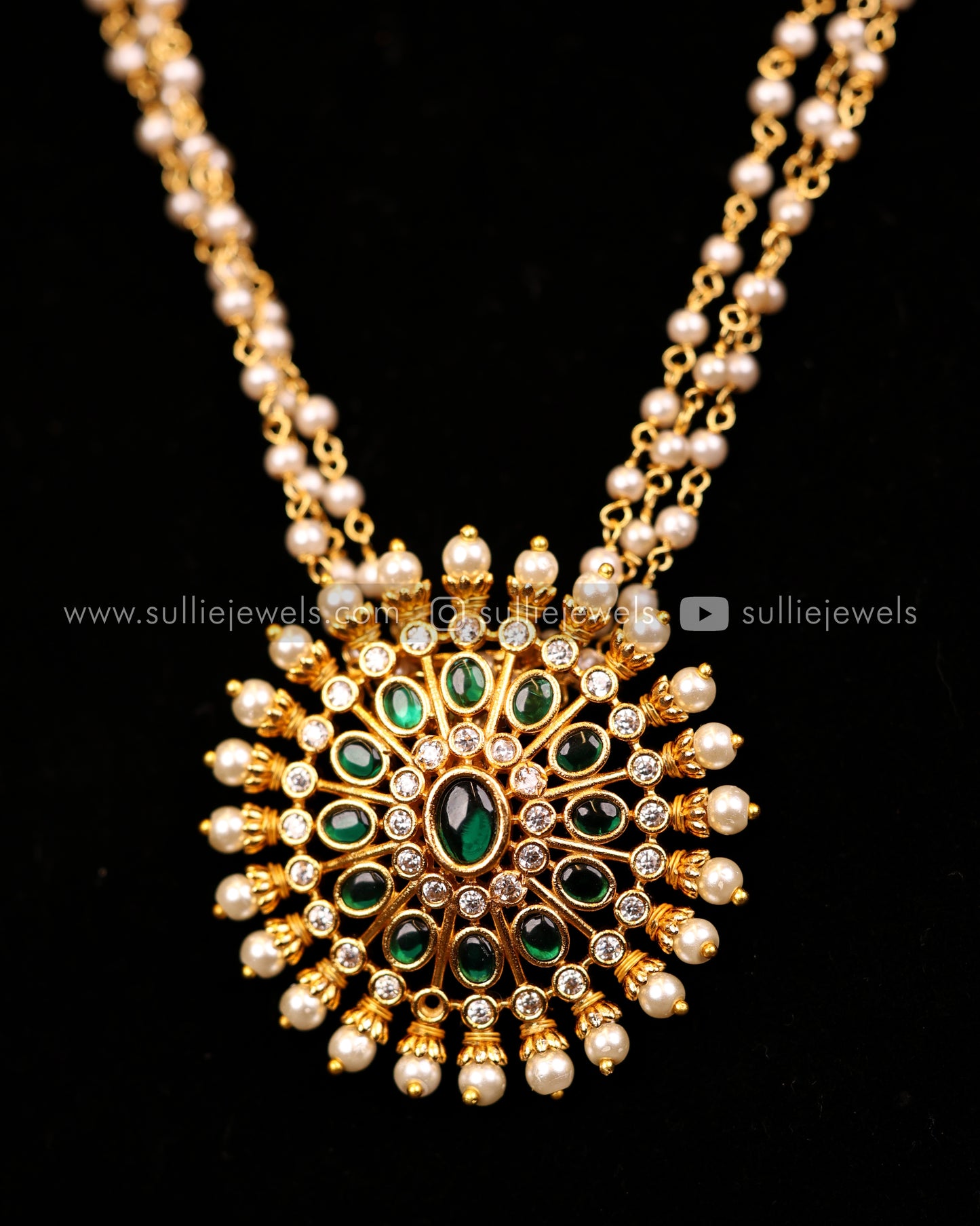 Chakra Pearl Pendant Set - 2 colours