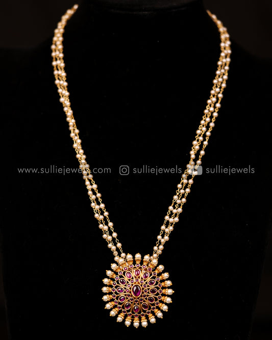 Chakra Pearl Pendant Set - 2 colours