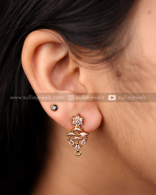 Diamond Shooting Star Necklace Set