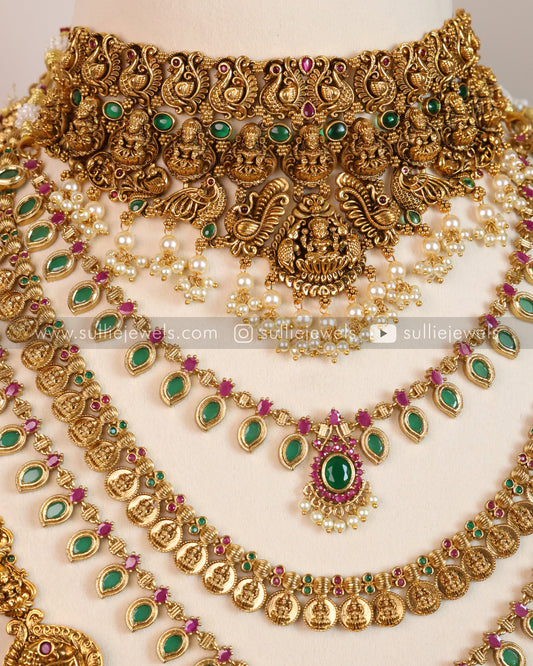Lakshmi Palakka Bridal Combo ( 10 piece )