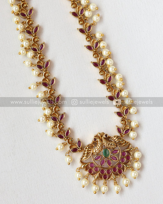 Minimal Peacock Pink Hipchain