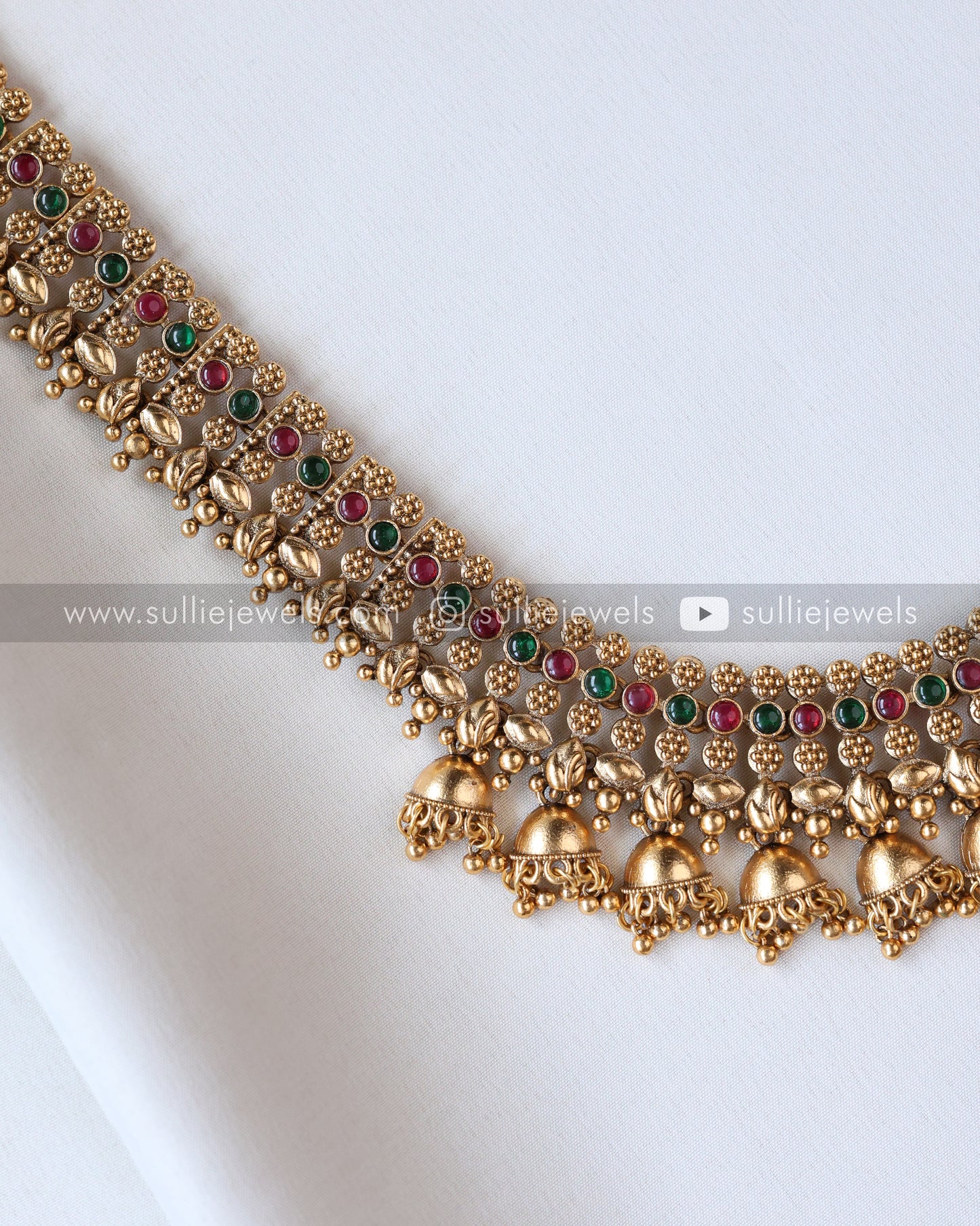 Sullie Basic - Multicolour Hanging Bridal Combo with Earring