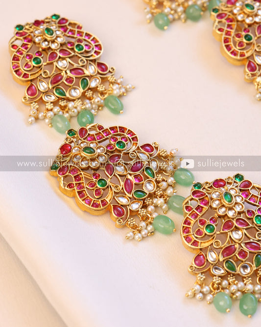 No Idol Kemp Gold Choti - Mint Beads