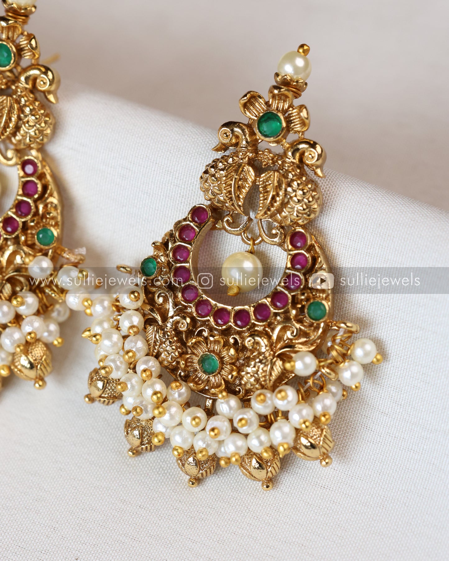 Lakshmi Designer Pearl Necklace with Earring
