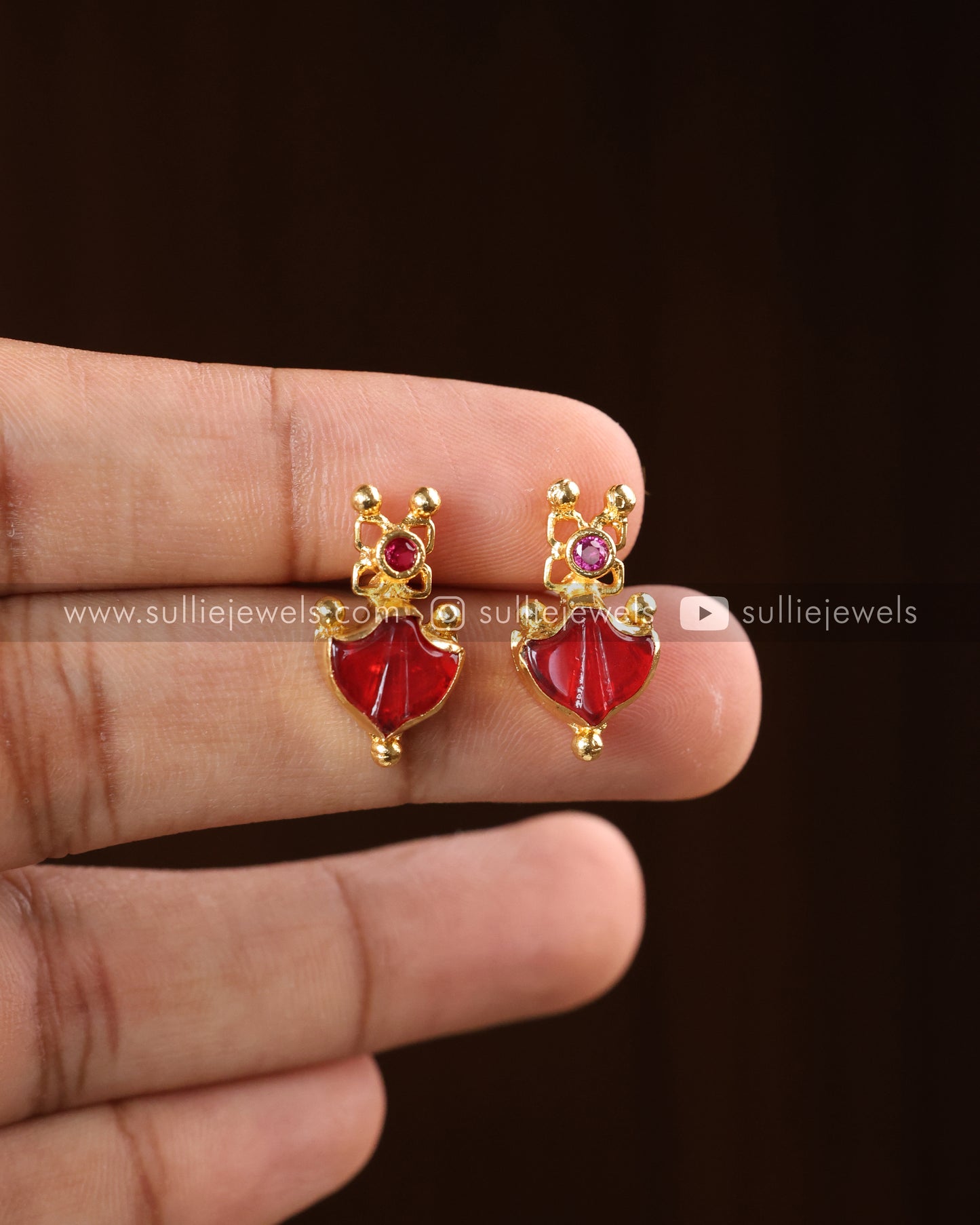 Gold Plated Traditional Palakka & Mullamottu Layered Combo