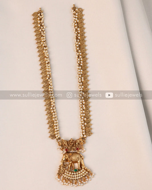 Elephant Coin Haram with Earrings