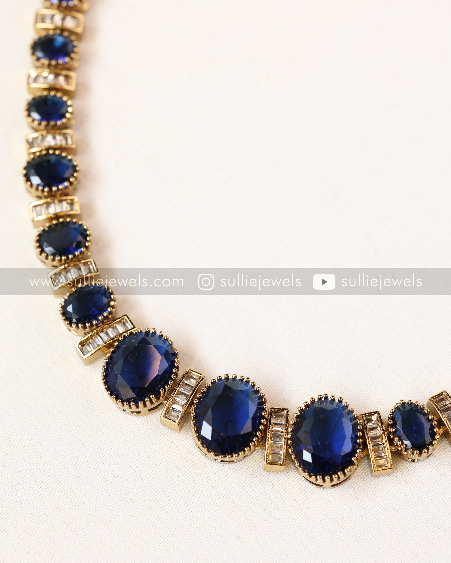 Premium Stone Necklace with Studs