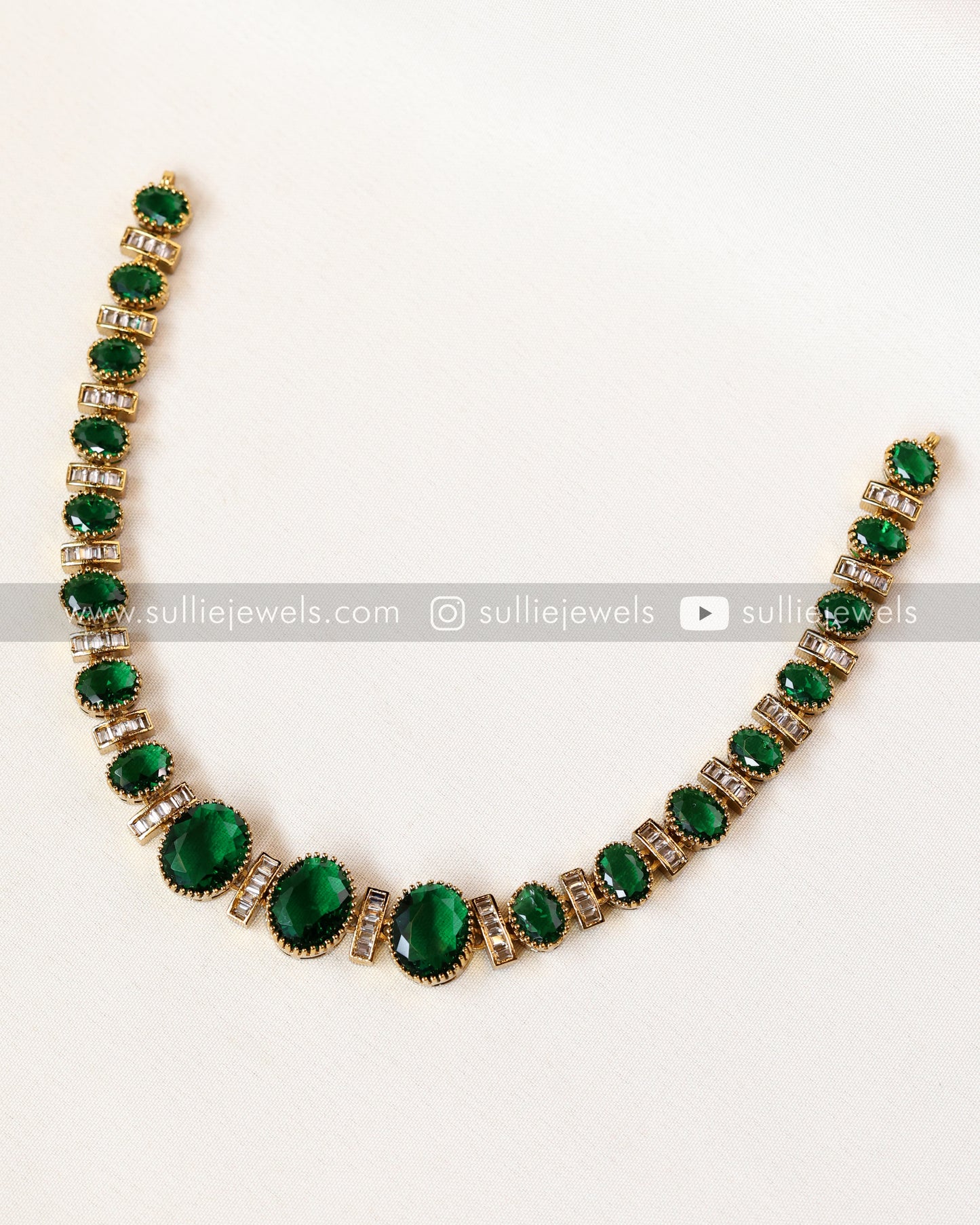 Premium Stone Necklace with Studs