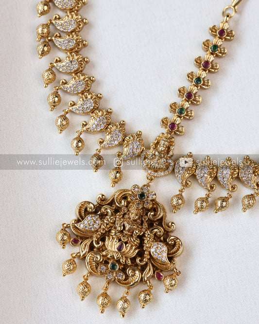 Lakshmi Premium AD stone Gold Damini Tikka
