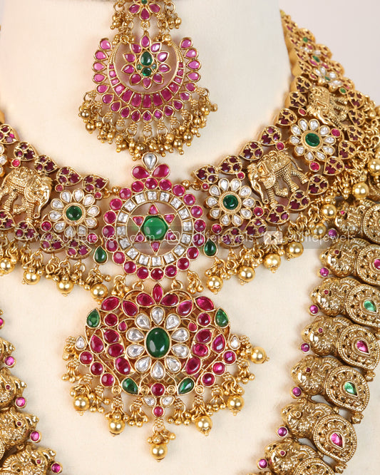 No Idol Premium Bridal Combo with Tikka ( 5 piece )