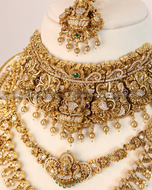 Premium Goddess Stone Bridal Combo ( 7 piece )