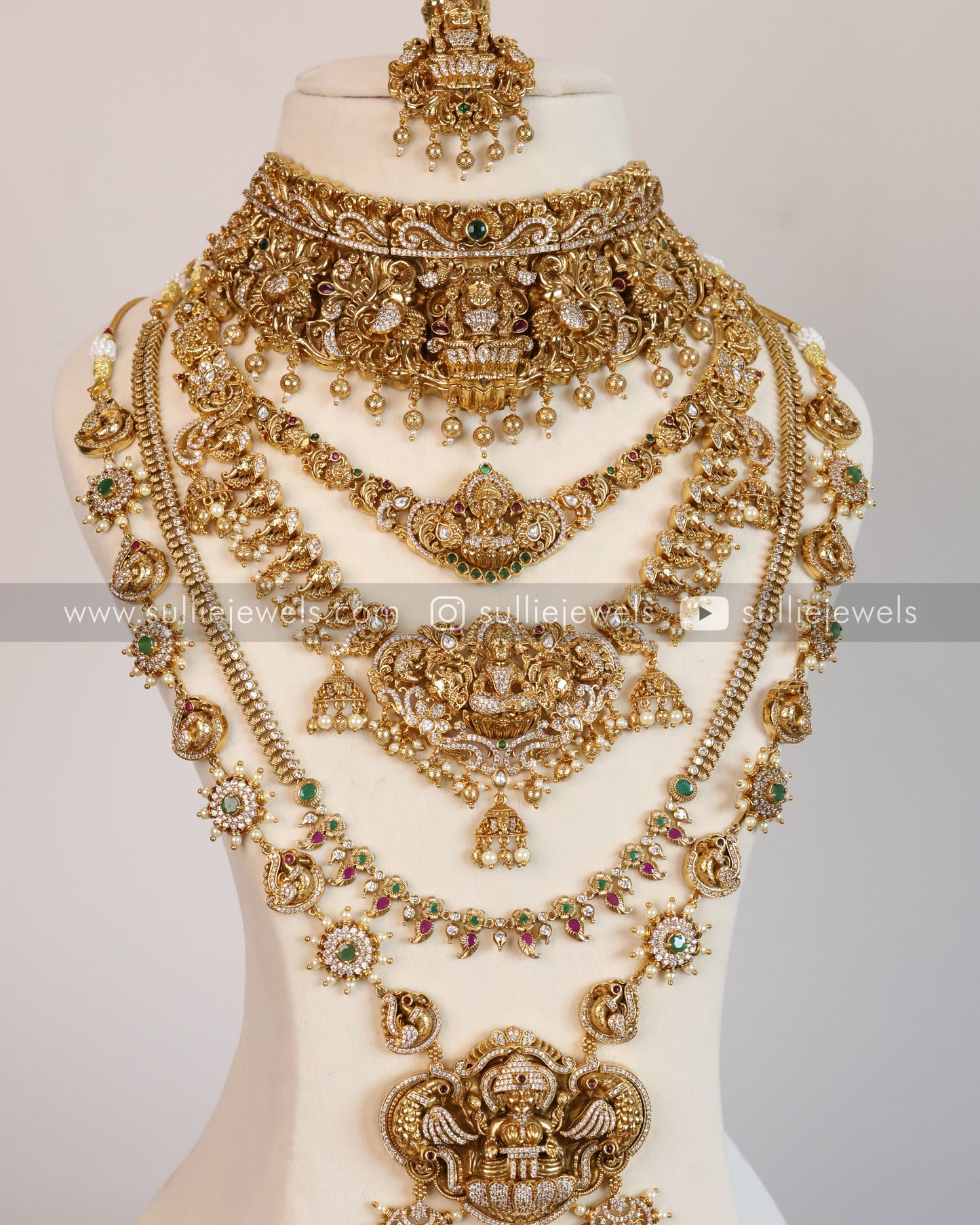 Premium Goddess Stone Bridal Combo ( 7 piece )
