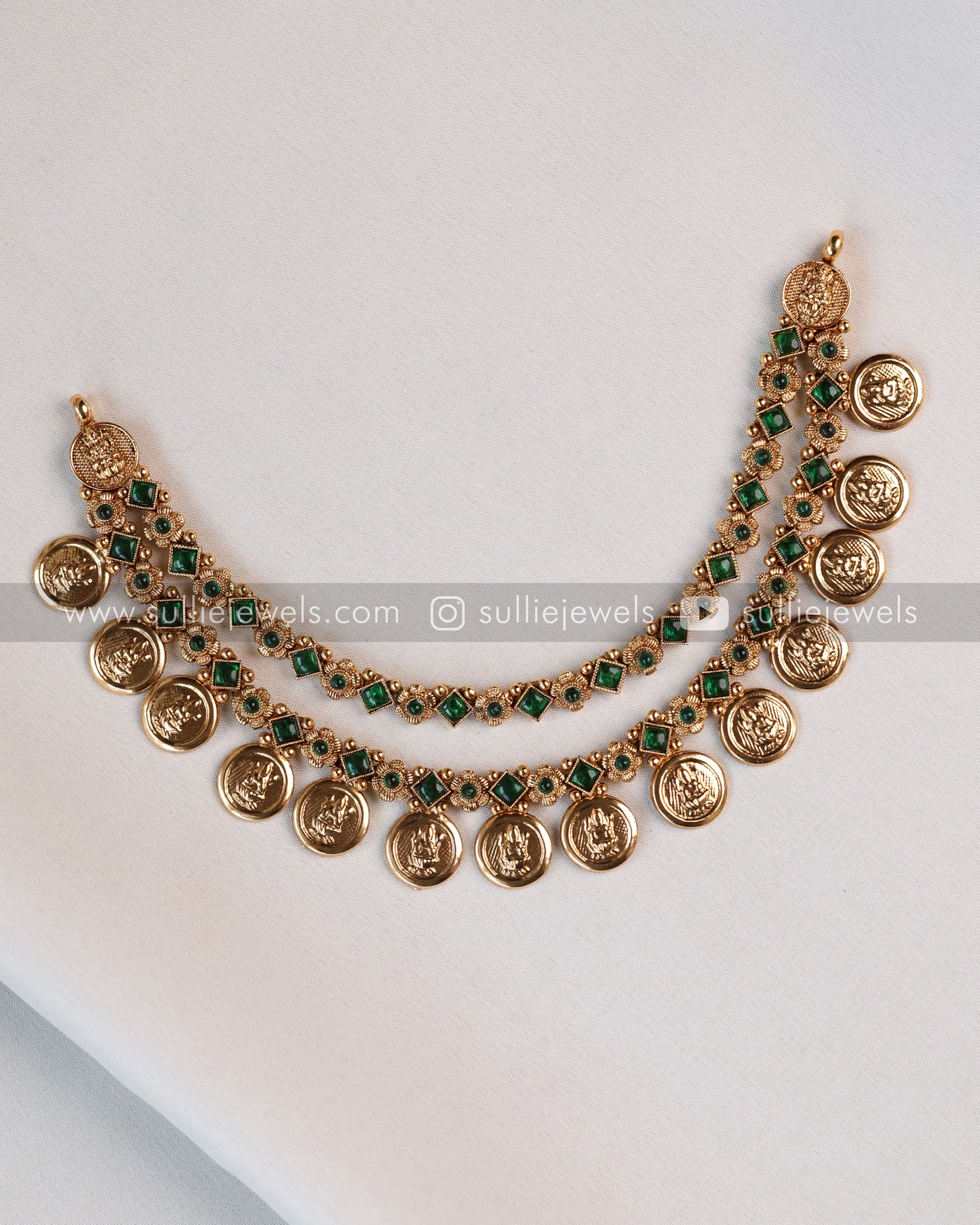 Two Layer Coin Necklace Set