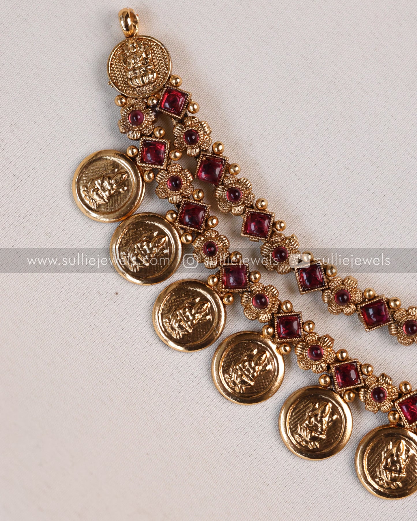Two Layer Coin Necklace Set