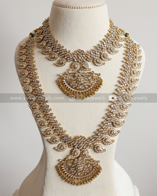 White Kemp Mango Premium Bridal Combo ( 3 piece )