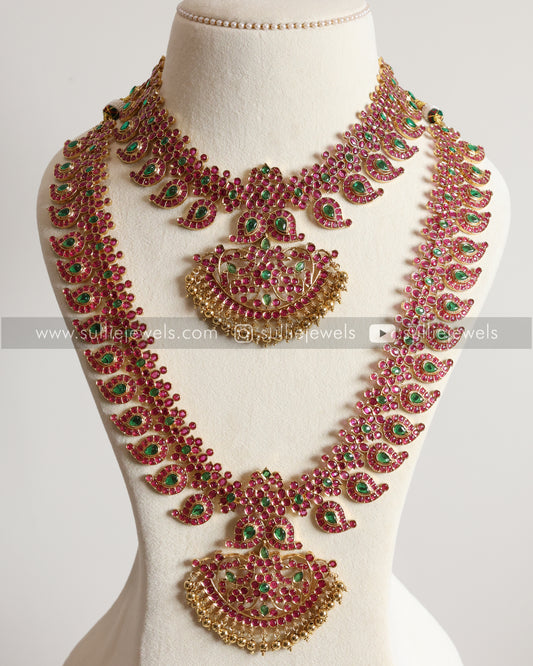 Ruby & Green Kemp Mango Bridal Combo ( 3 piece )