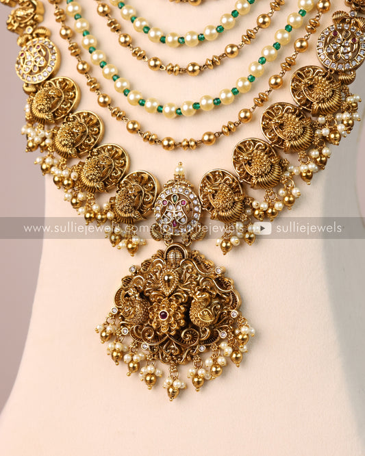 Peacock Premium ( No Goddess ) Bridal Combo ( 4 piece )