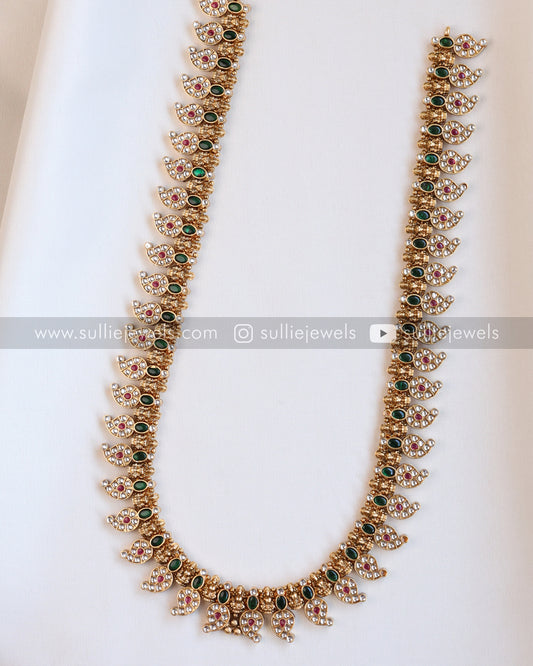 AD & Kemp Gold Mango Long Chain with Stud