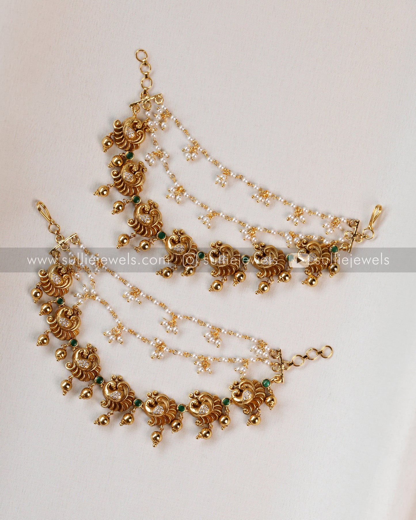 Peacock 3D Design Earchain / Maatti