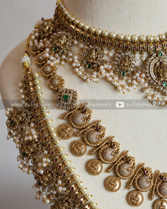 Lakshmi Diamond Premium Guttapusalu & Coin Bridal Combo ( 5 piece )