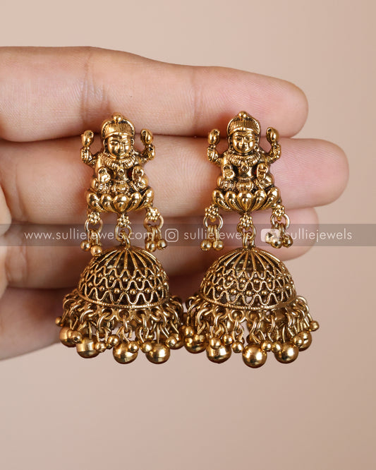 Lakshmi Premium Choker / Necklace with Jhumka