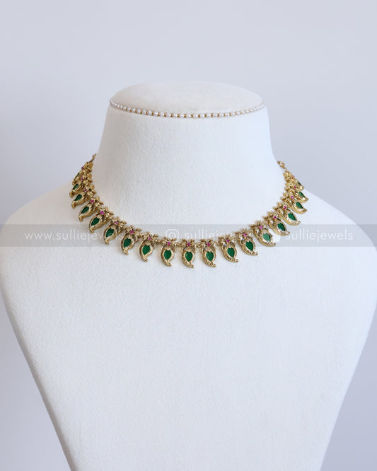 3818 - Palakka Mango Necklace with Stud