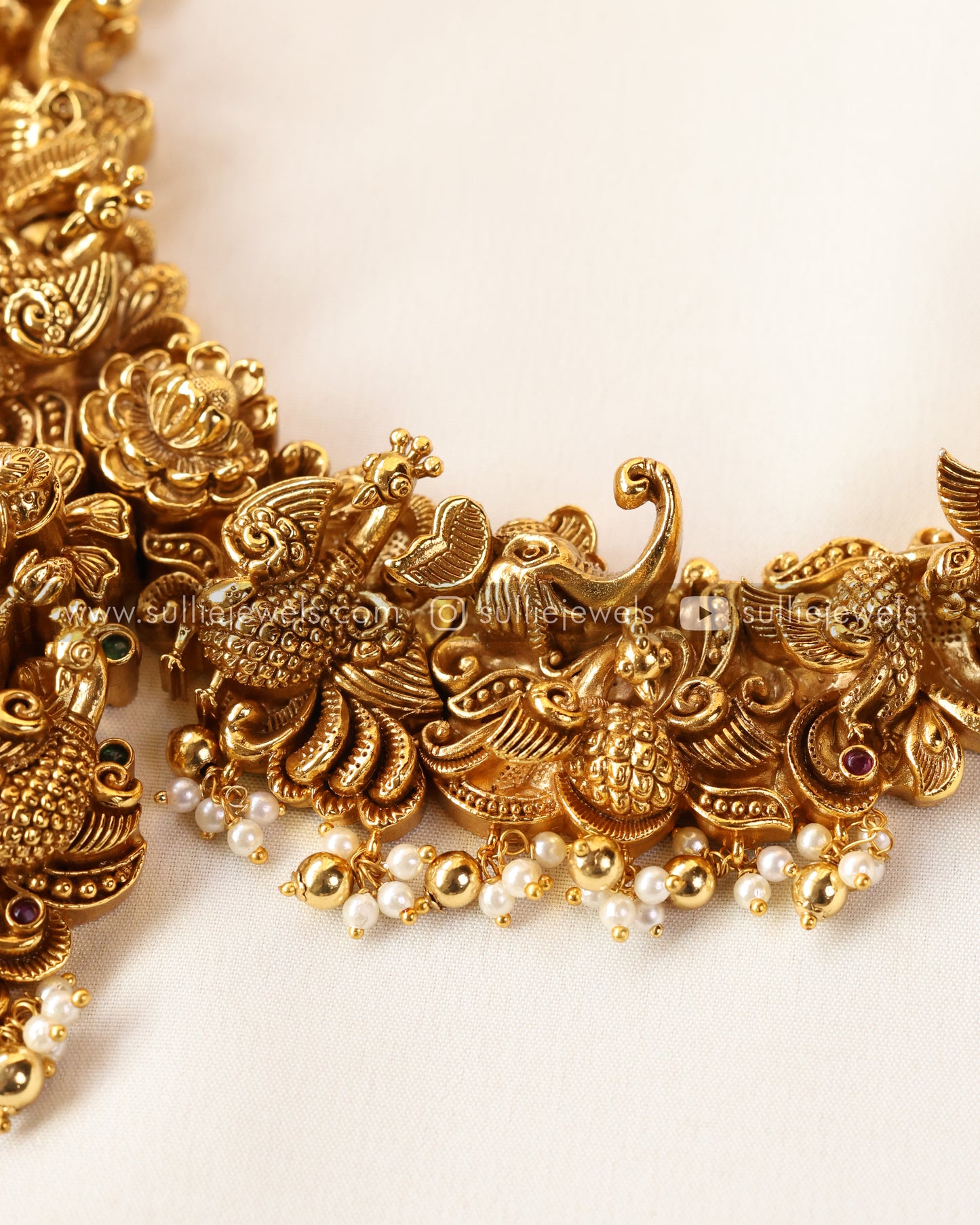 Premium 3D Goddess Nagas Haram with Earrings