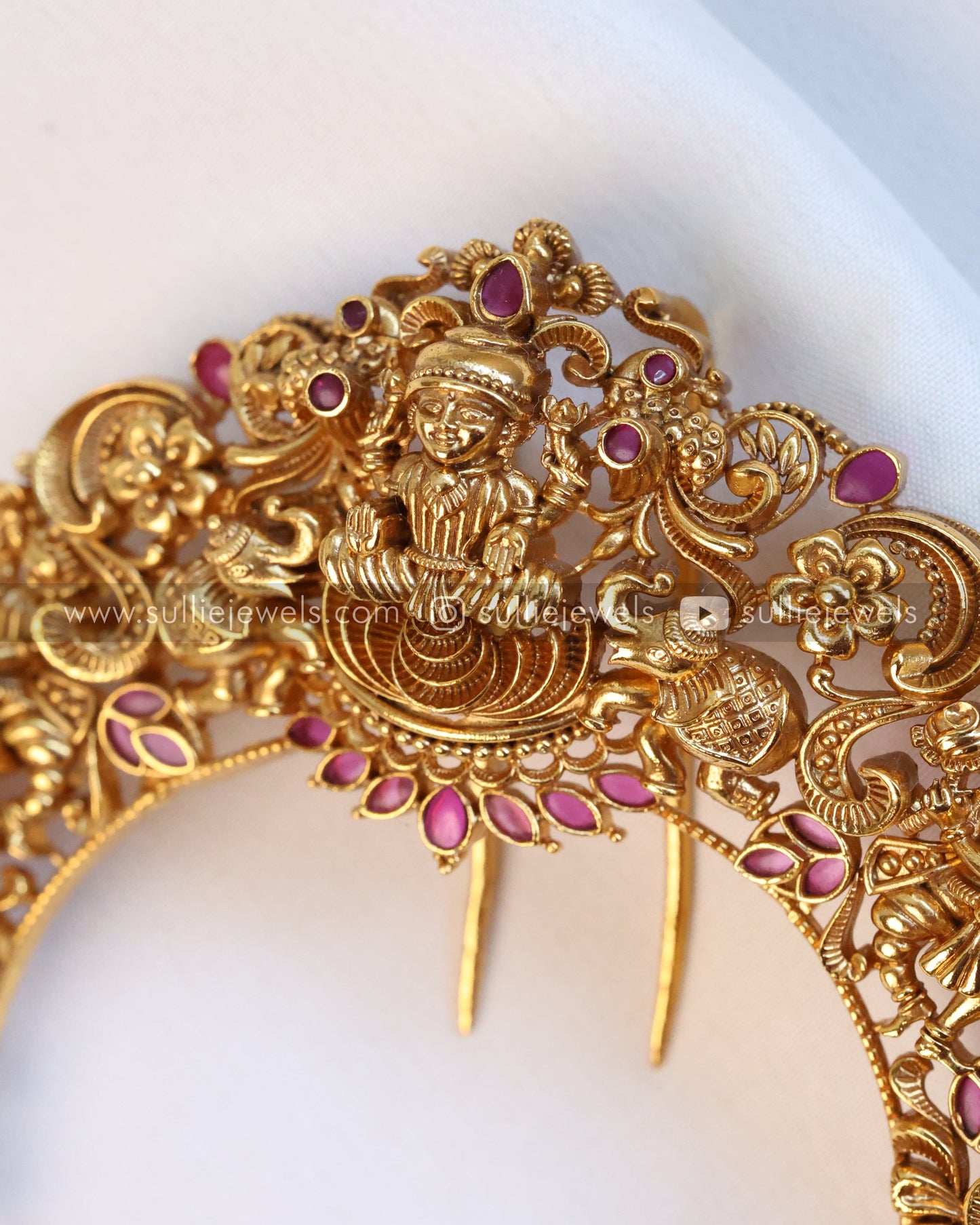 Lakshmi Premium Broad Hair Brooch