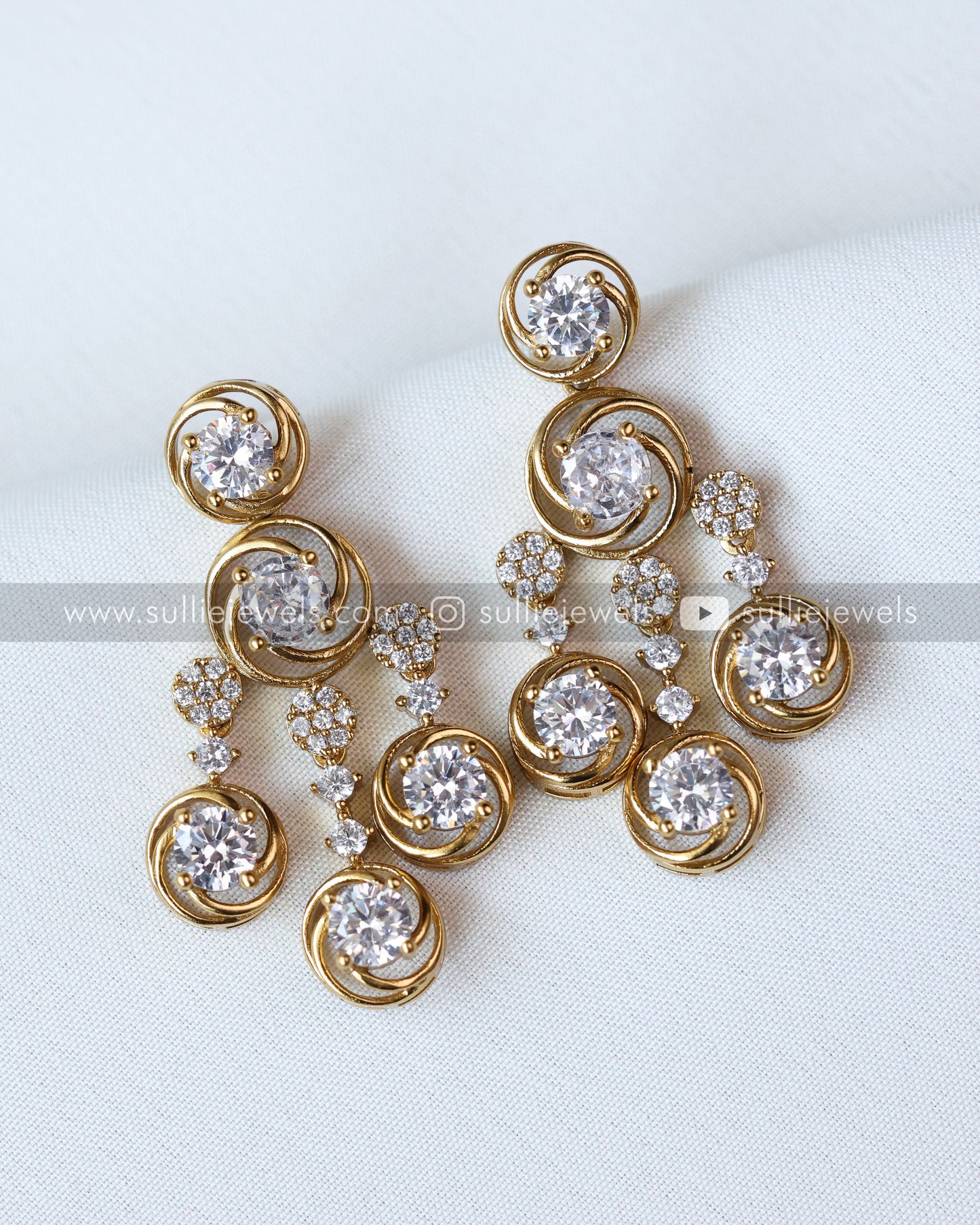 Designer Diamond Necklace with Earrings