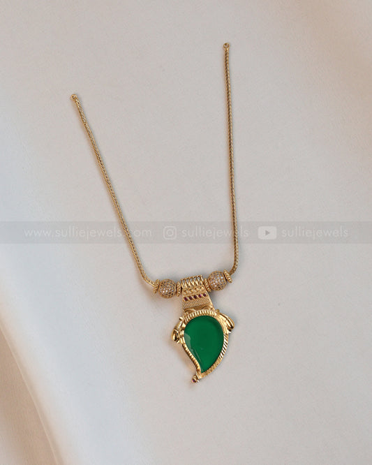Mango Palakka Pendant with Stud
