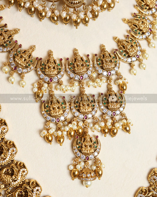 Lakshmi Design AD Premium Bridal Combo ( 5 piece )
