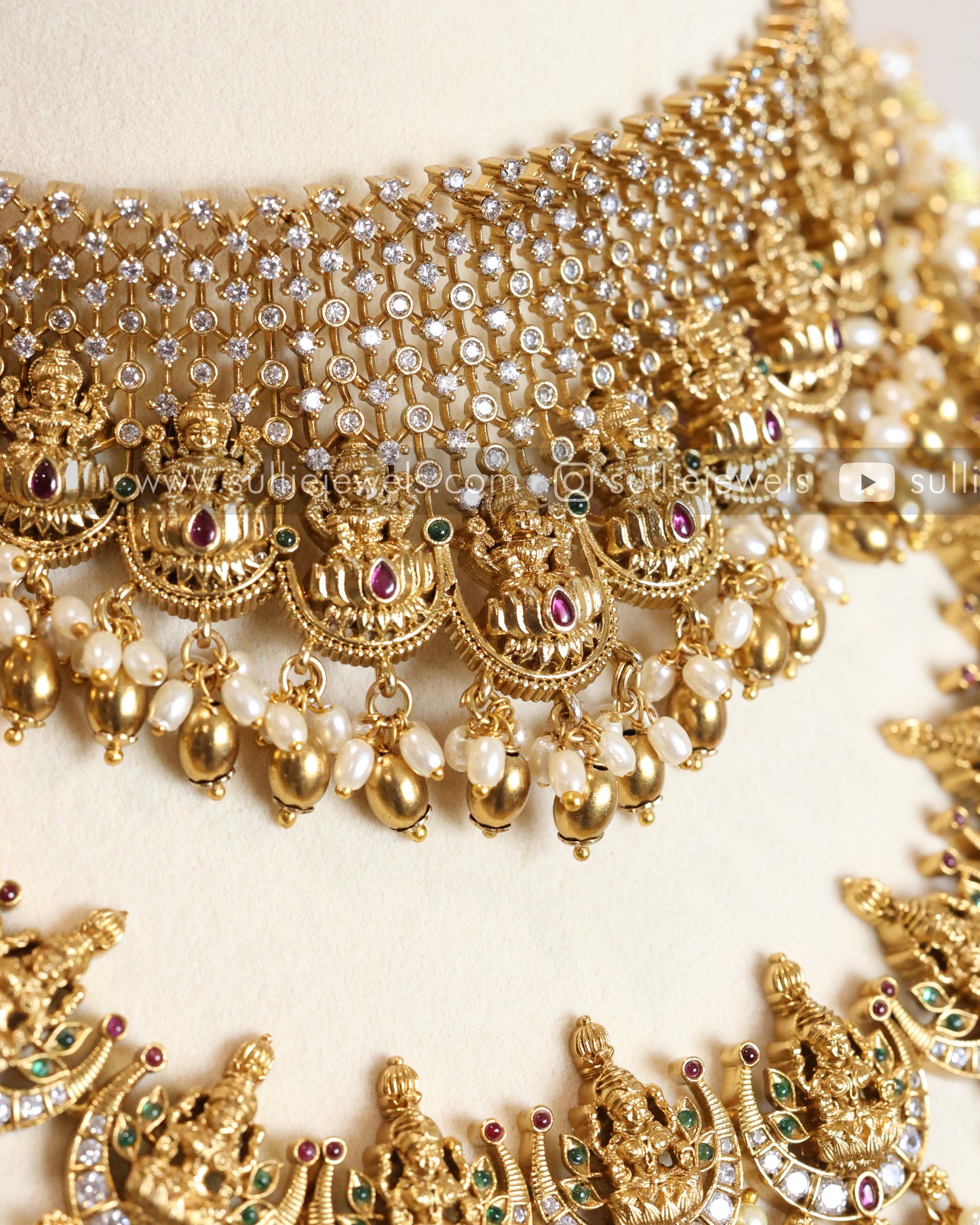 Lakshmi Design AD Premium Bridal Combo ( 5 piece )