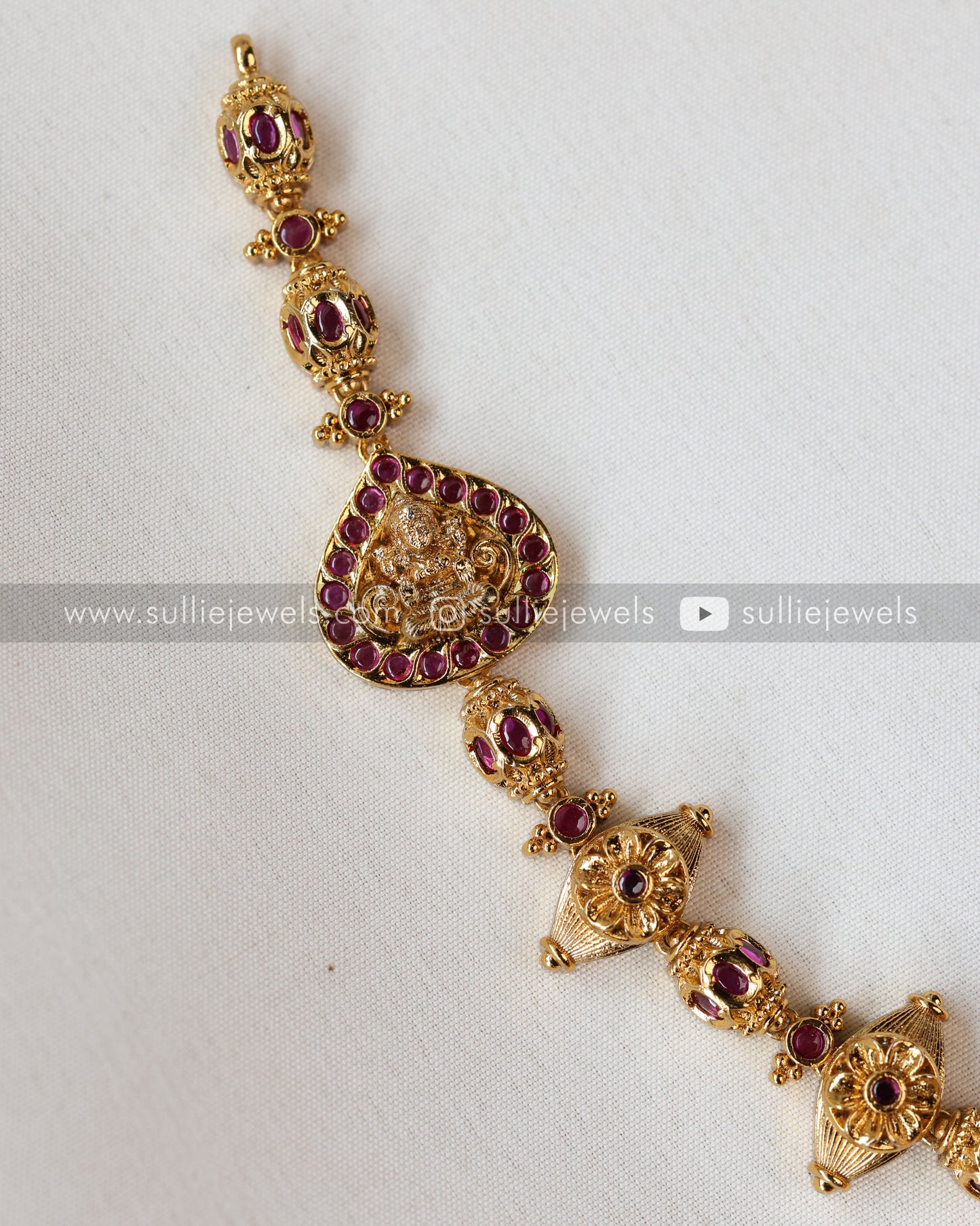 Premium Lakshmi Pendant with Earrings