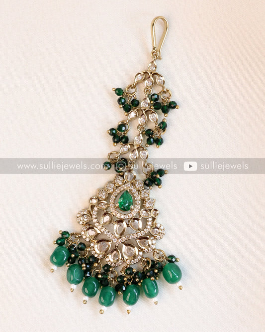 Victorian Tikka with Green Beads