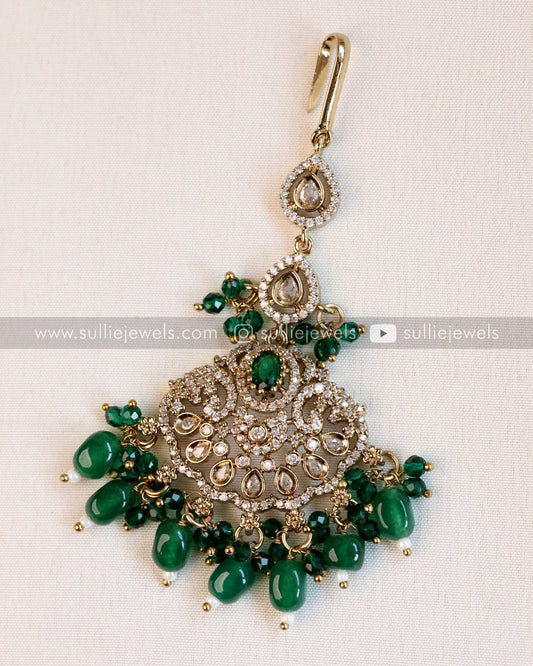 Victorian Tikka with Green Beads