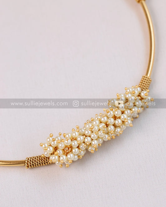 Pearl Cluster Premium Designer Hasli