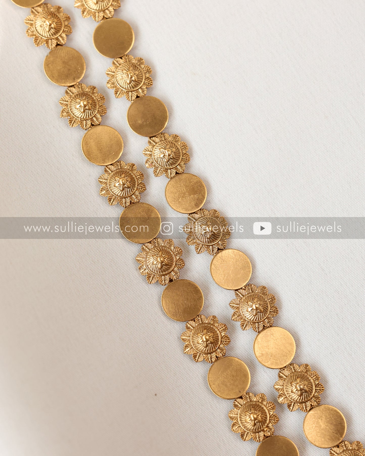 Sullie Basic - No Idol Coin Long Chain / Kaashumaala with Jhumka