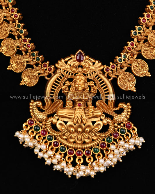 Lakshmi Pendant Chettinad Coin Necklace